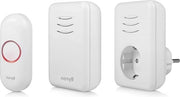 Sistema di allarme porta con trasmissione wireless e collegamento tramite presa 150 metri di portata