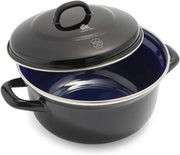 Padella inox, induttiva, forno resistente, 1 pezzo, nero, 20 cm