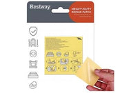 TOPPE AUTOADESIVE PER RIPARAZIONE PISCINE E GONFIABILI- - tipo rinforzato 10 pezzi  da 423cm  ² (art.62068) - 6 pezzi BESTWAY
