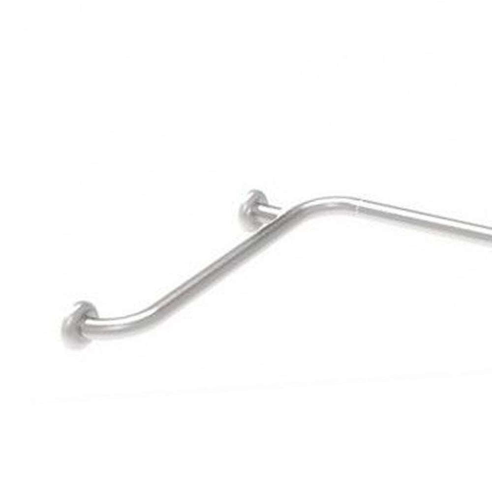 Maniglia angolare con verticale laterale universale 60x60x60 inox satinato