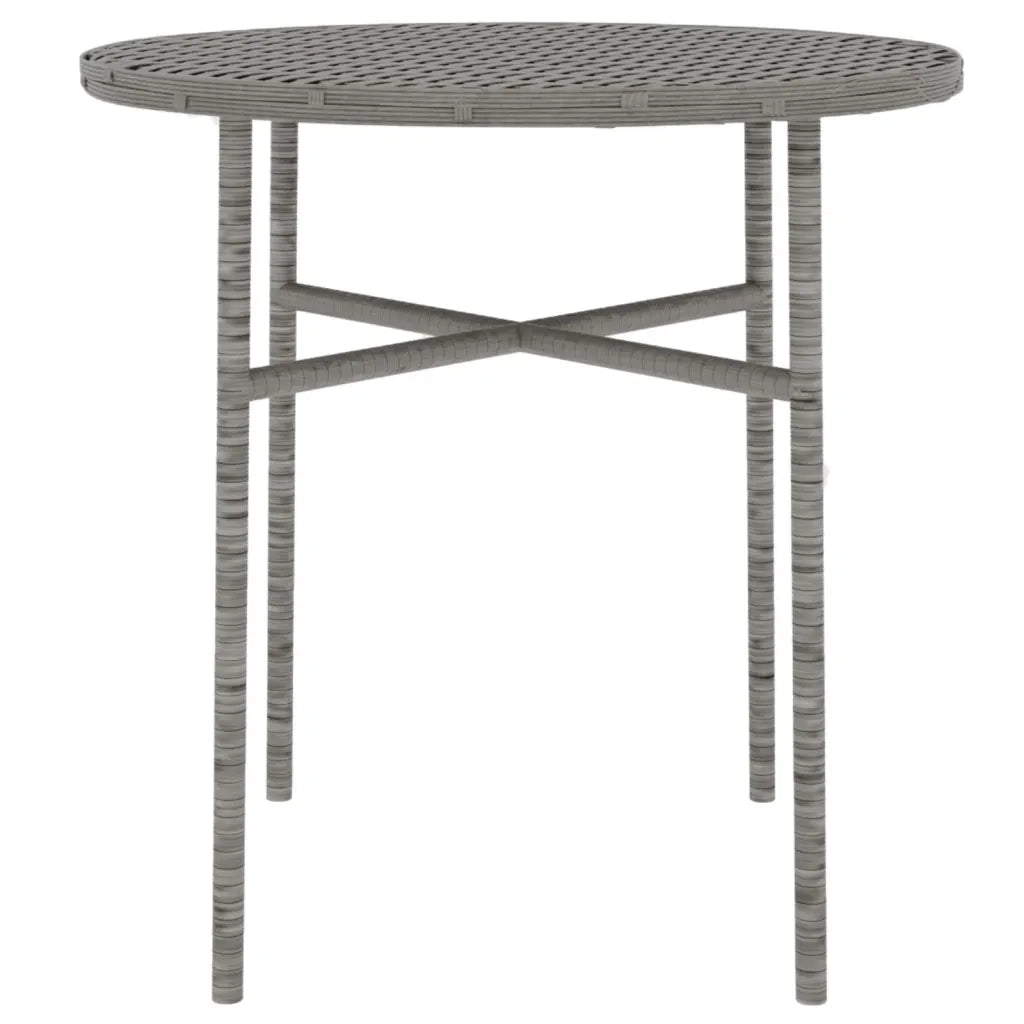 Set Mobili da Pranzo per Giardino 3 pz | Set Salotto da Giardino in Polyrattan Grigio
