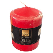 CANDELA 10X7.5CM ROSSA