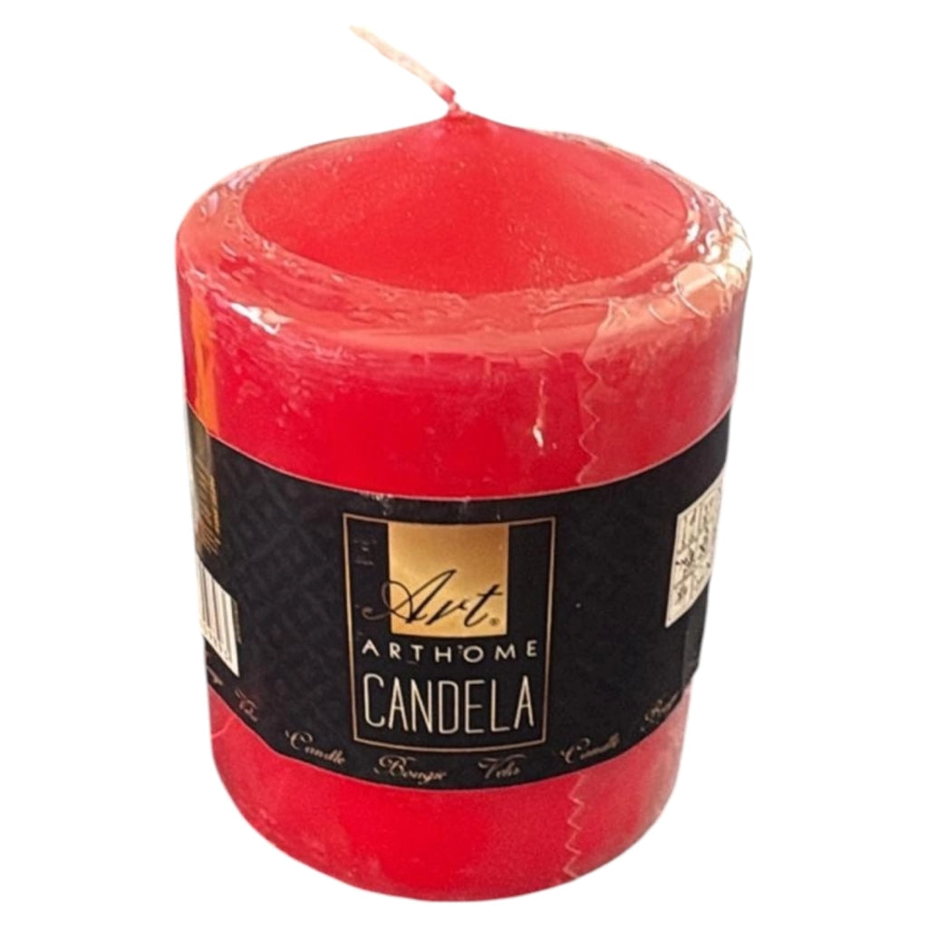CANDELA 10X7.5CM ROSSA