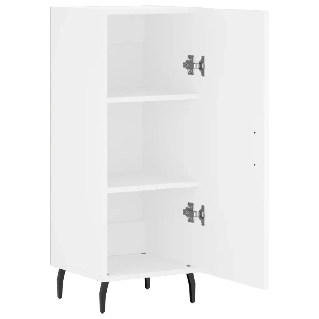 Credenza | Madia | Buffet da pranzo | Armadio da pranzo Bianca 34,5x34x90 cm in Legno Multistrato