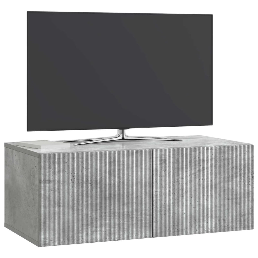 Mobile Porta TV da Muro Grigio Cemento 78,5 x 41 x 30 cm 898518