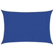 Vela Parasole | Telo Ombra | Vela da ombra 160 g/m2 Rettangolare Blu 3x5 m in HDPE
