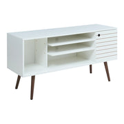 Mobile porta TV mensola porta TV per soggiorno 130 x 40 x 66 cm bianco 03_0010104