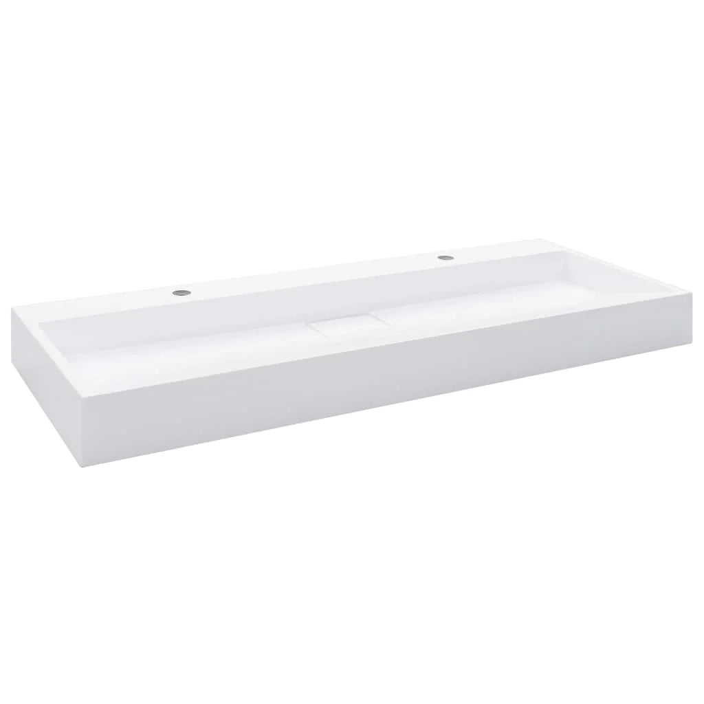 Lavandino da bagno 120 cm mineralguss/marmo bianco 02_0002637