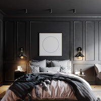 Lampada Porto APP184-1W Lampada Da Muro Black