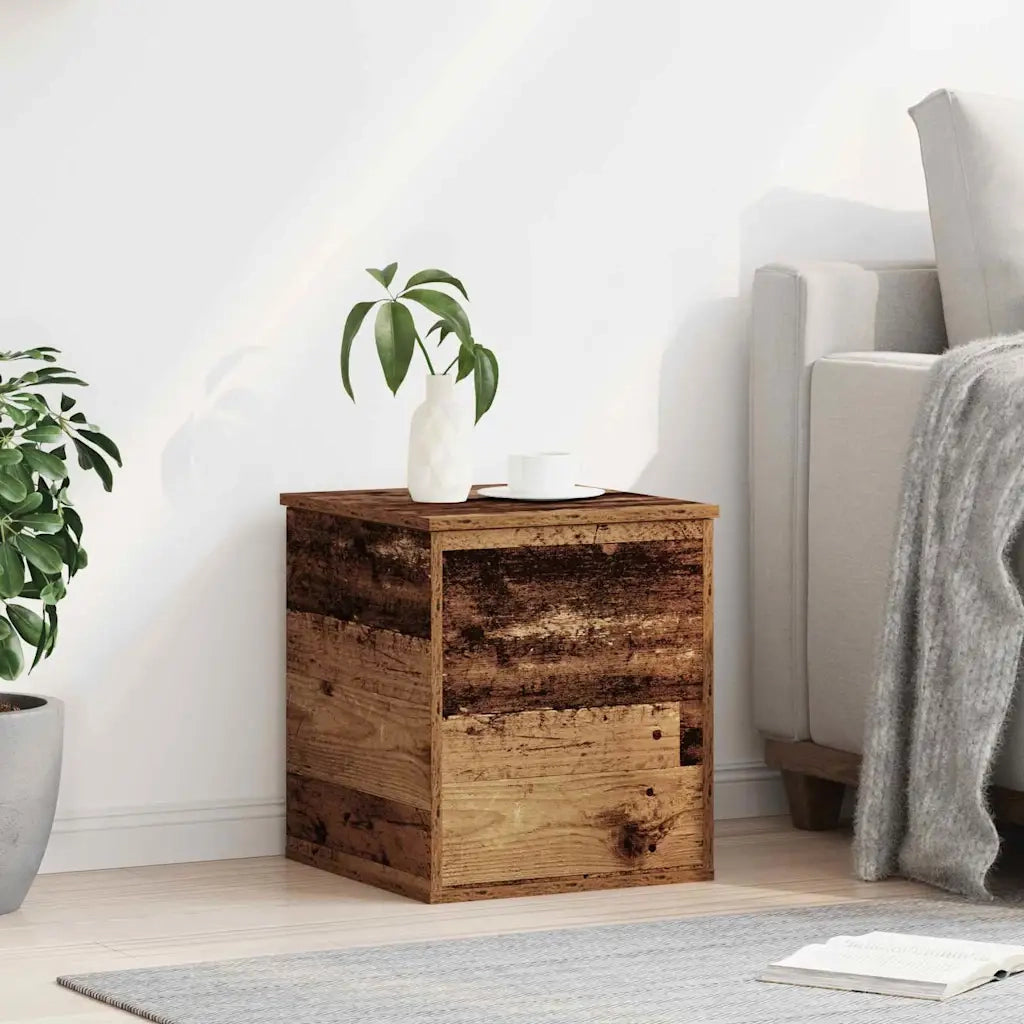 Scatola di Stoccaggio Legno vecchio 40 x 42 x 46 cm CFW9789515