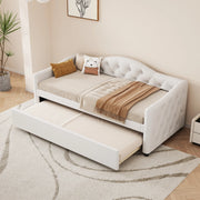 Letto divano trasformabile 140 x 200 cm; testiera LED multicolore; 17 doghe; PU e MDF; rosa