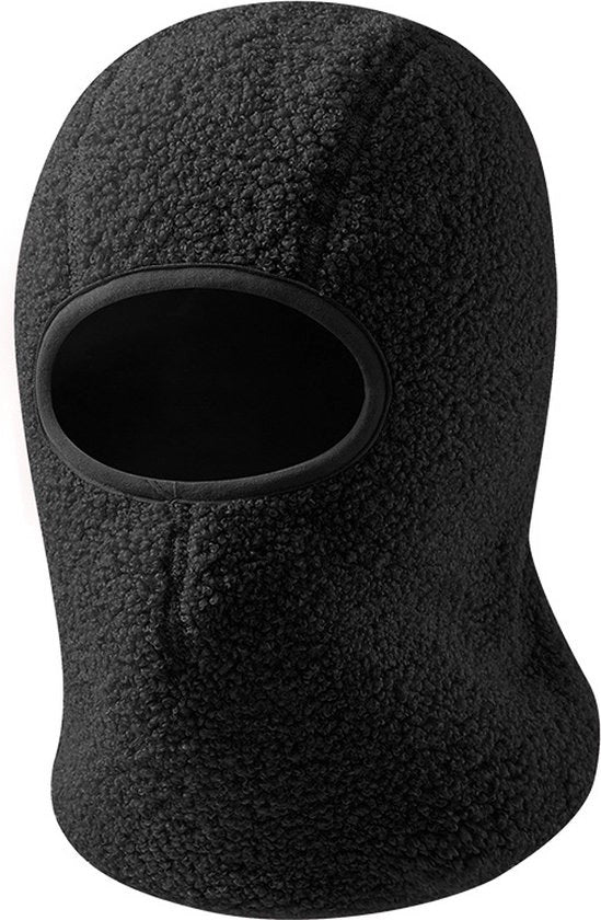 Kit di due maschere da sci invernali balaclava impermeabile calda per volto unisex - nero