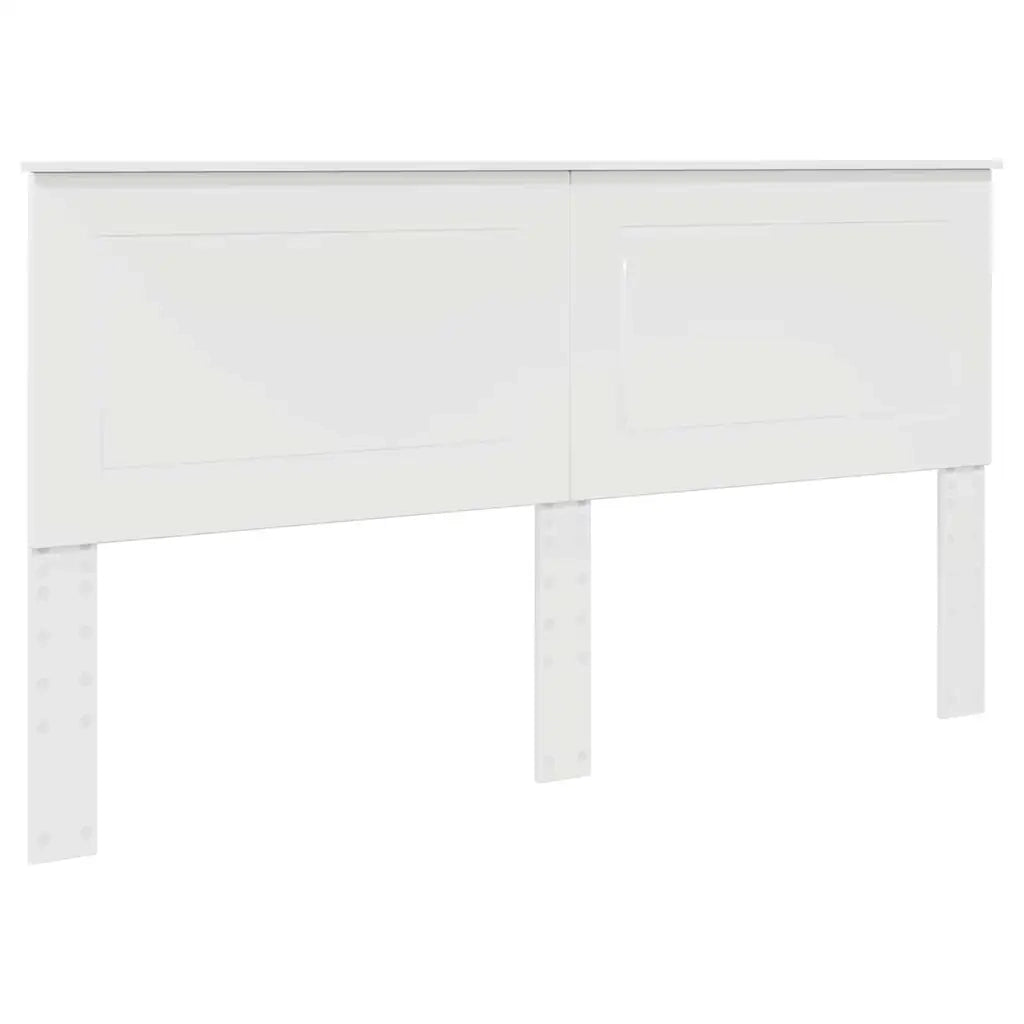 Testiera-Testata-Testiera Decorativa Bianco Lucido 200 cm Legno multistrato 666216