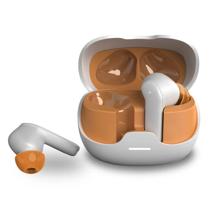 Auricolari wireless Bluetooth 5.3 con cancellazione rumore ANC, 4 microfoni, 6 ore autonomia, custodia ricarica 400mAh - SOGO