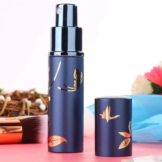 Fiala portatile di 10ML per viaggio - 4 colori - Si adatta in tasca, borsa o bagaglio - Blu