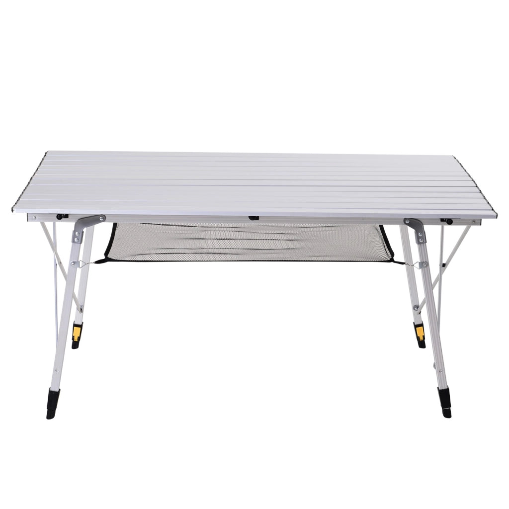 Easycomfort Tavolo da Campeggio Pieghevole Multifunzione in Alluminio con Custodia e Altezza Regolabile Sostiene fino 40 Kg