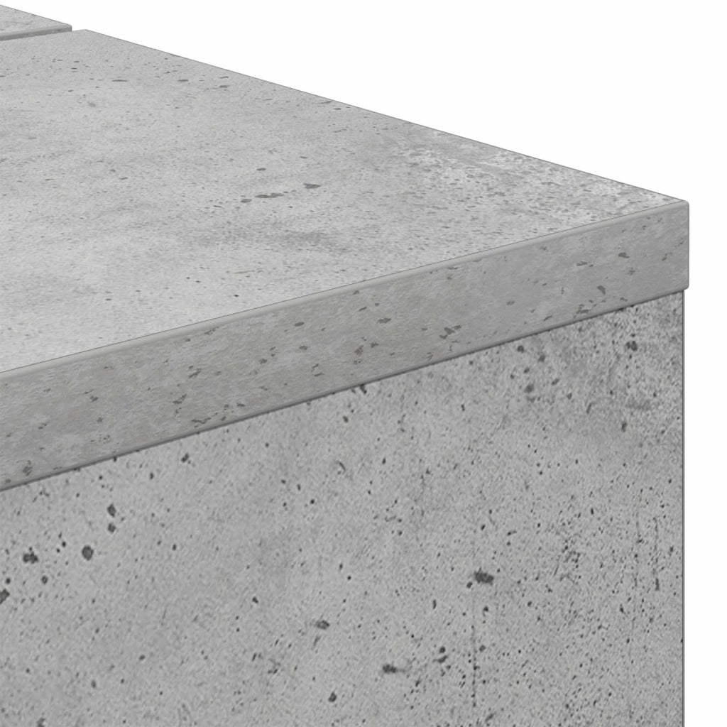 Scrivania studio Grigio Cemento 110 x 40 x 19,5 cm 8006687