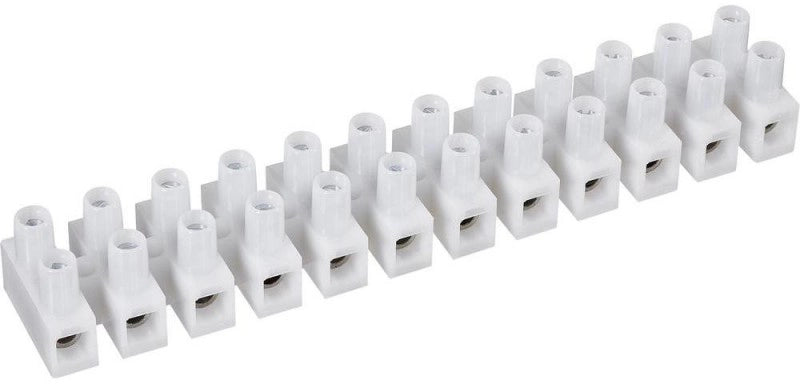 MORSETTIERA A 12 POLI SEZIONE 6 mmq 10.00 pz