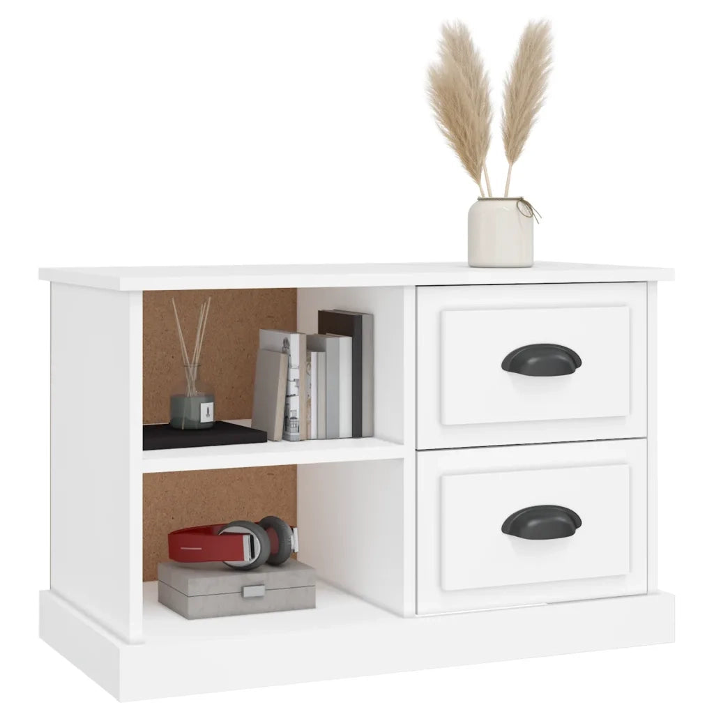 Mobile Porta TV Bianco 73x35,5x47,5 cm in Legno Multistrato 816168