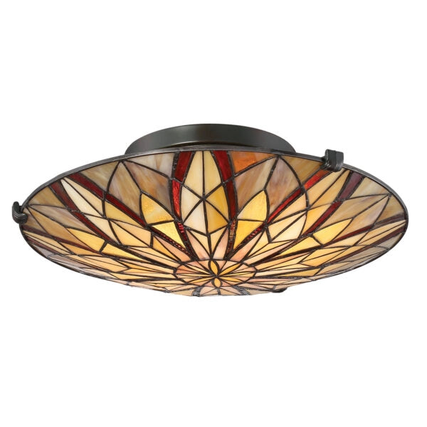 Lampada a sospensione Quoizel Vanguard nero antico 4xE14