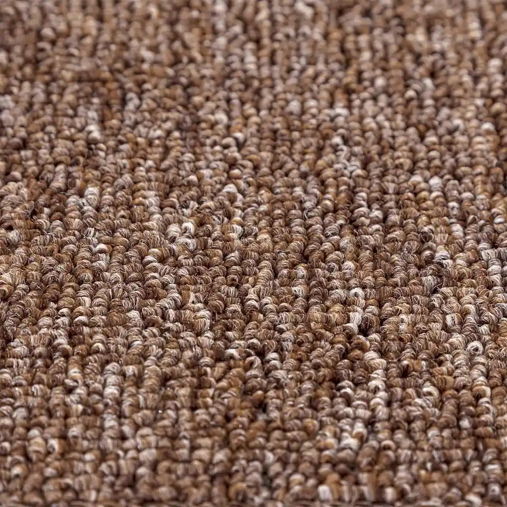 Tappetini Antiscivolo per Scale 15 pcs Marrone 75 x 20 cm PP 4019807