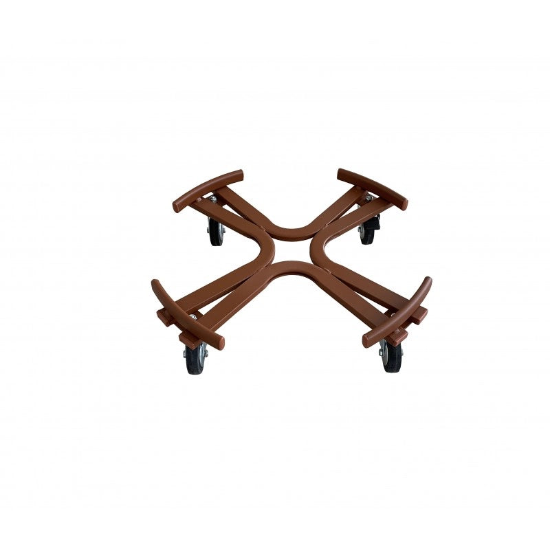 Carrello Porta Piante Linea Heavy Diam 55 Cotto Tecnokit