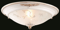 Plafoniera Ceiling & Wall in Metallo Diametrik Bianco con Oro