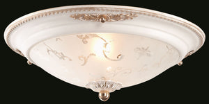 Plafoniera Ceiling & Wall in Metallo Diametrik Bianco con Oro