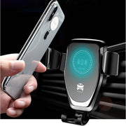 Trade Shop - Supporto Magnetico Caricabatteria Wireless Auto Porta Cellulare Universale -