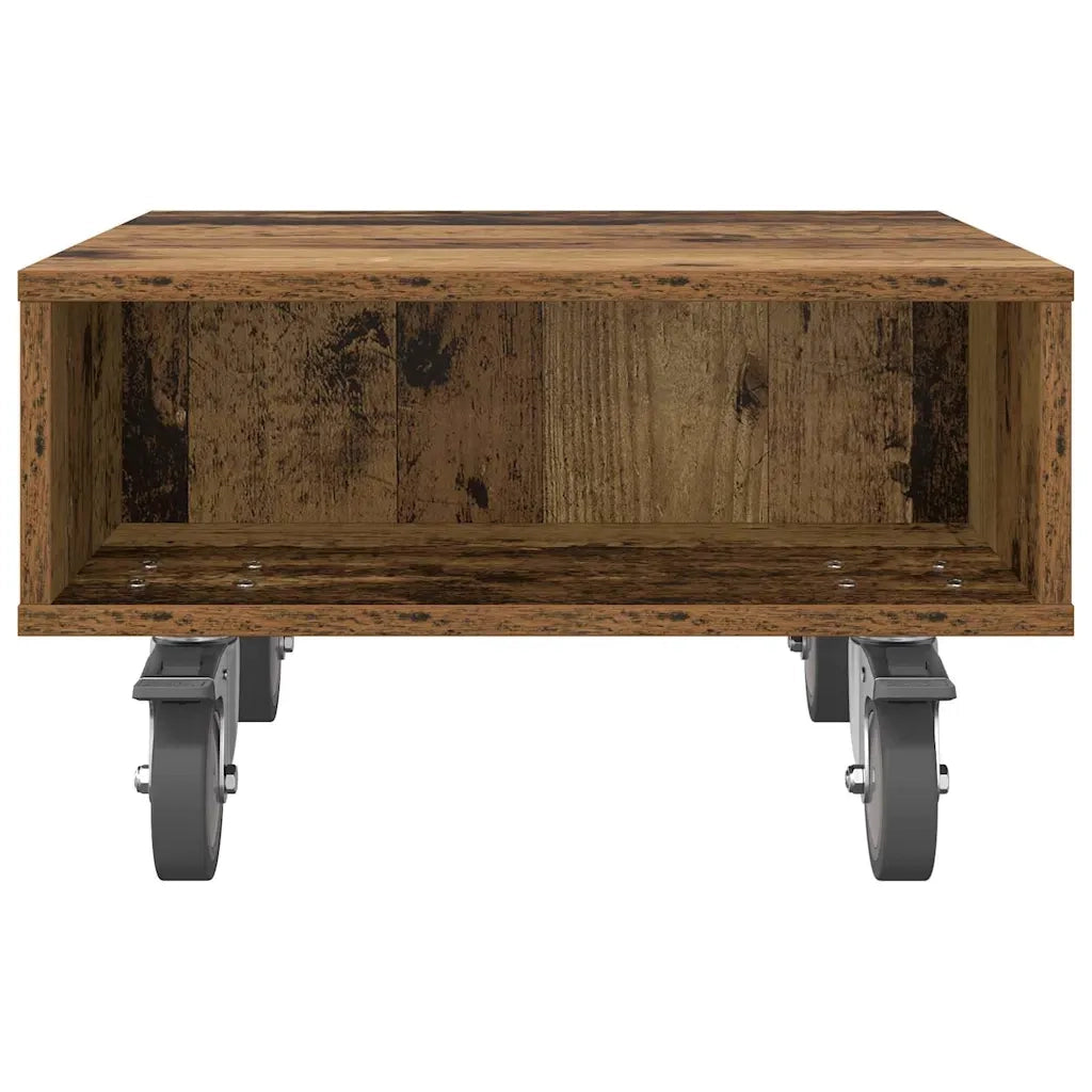 Tavolino con Ruote Legno vecchio 50,5 x 50 x 30 cm 891030