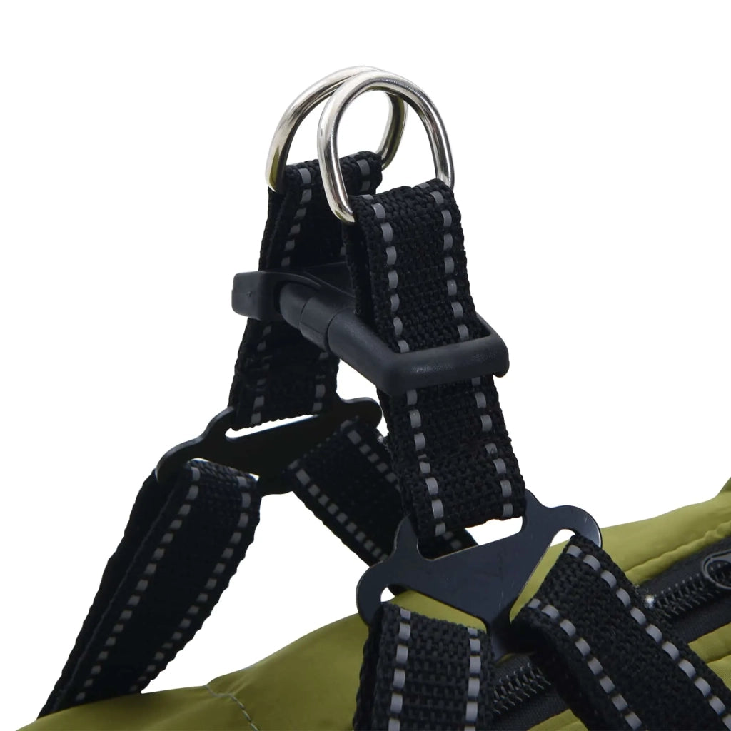 Cappotto per Cani Verde militare L36 Pile e Poliestere CFW8025848