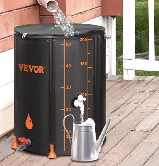 Sistema di raccolta acqua piovana opaco - Regenwater - Regen ton - Esterno - Giardino - Sostenibile
