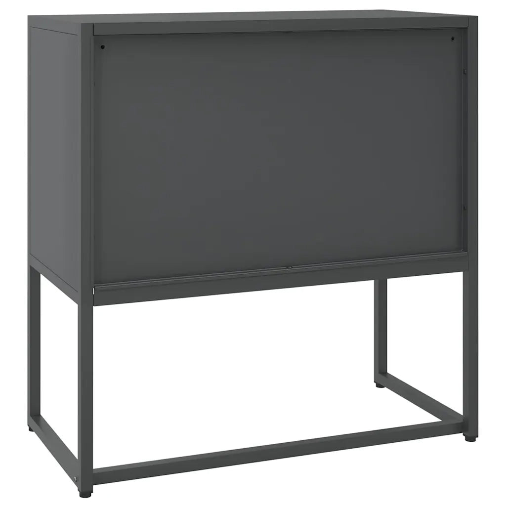 Credenza Antracite 75x35x75 cm in Acciaio 335873