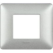 Placca Bticino Matix 2 moduli  bianco calce AM4802TBC