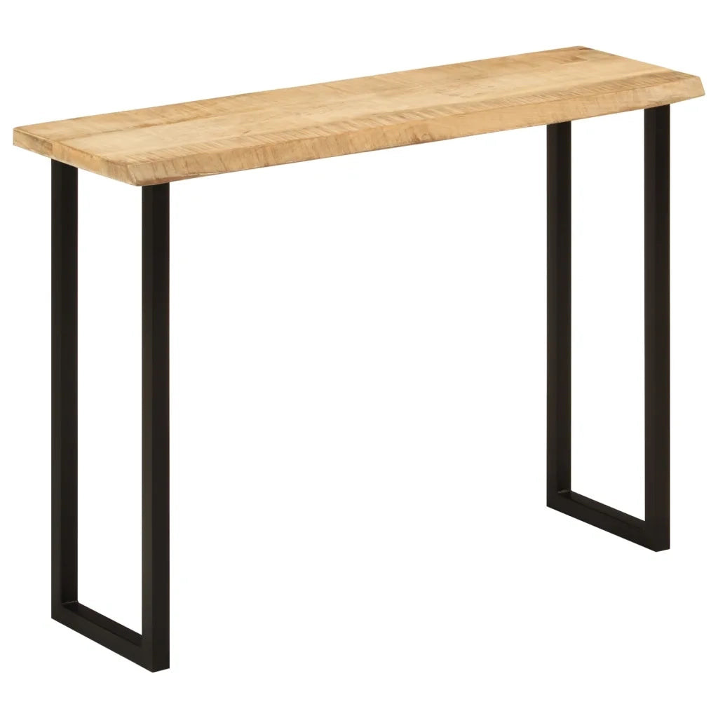 Tavolo Consolle | Tavolo d'Ingresso Bordi Vivi 105x33x76 cm Legno Massello di Mango