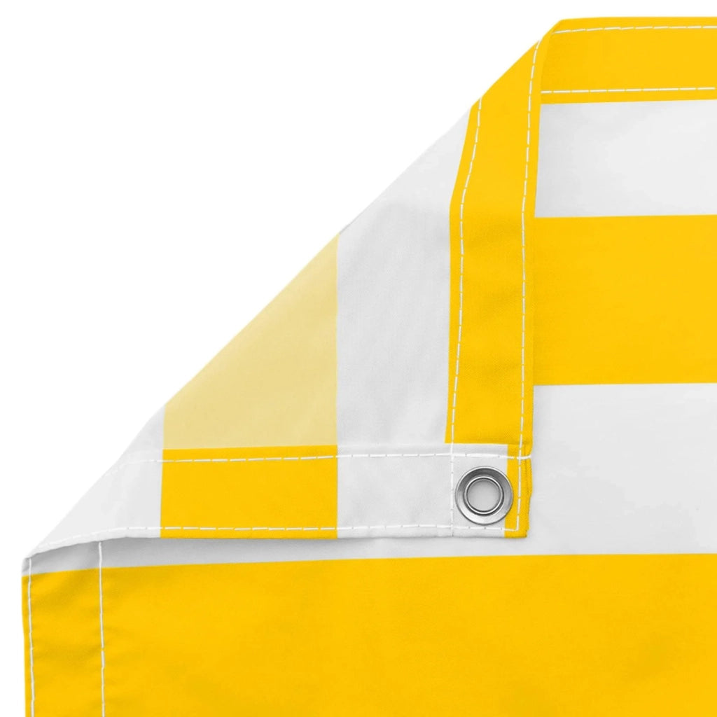 Schermo da balcone Giallo e Bianco 90 x 200 cm 42030619