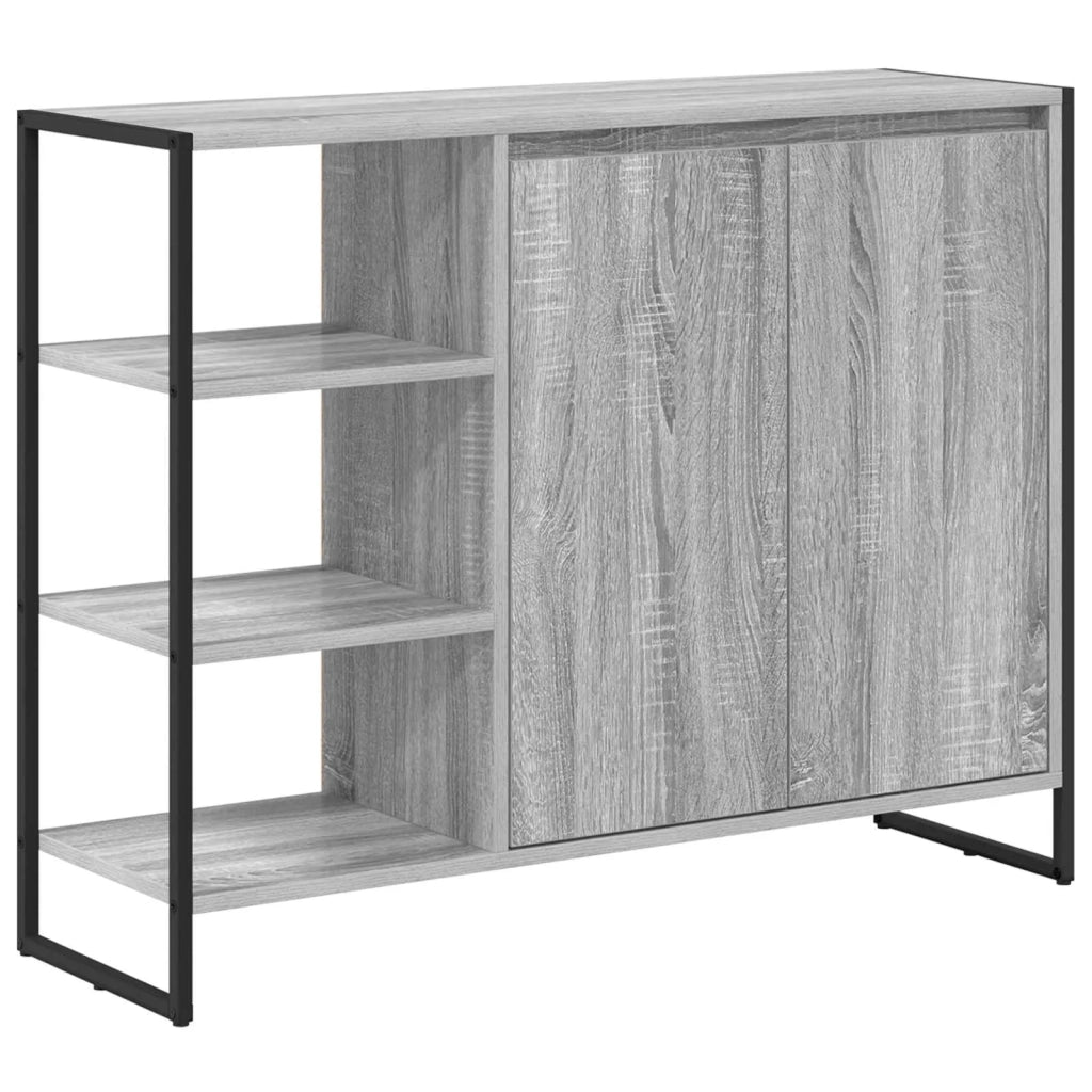 Mobile laterale Grigio Sonoma 96.5 x 30 x 75 cm
