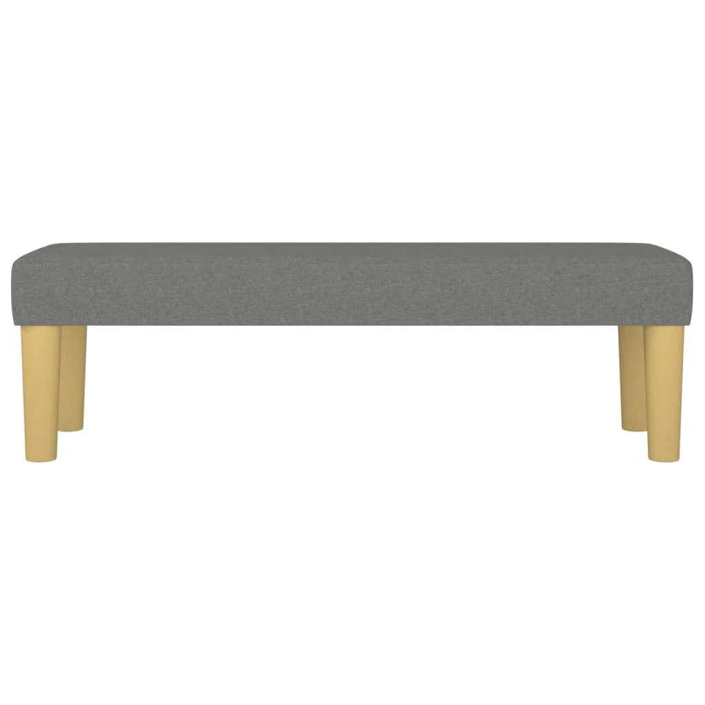 Panca 100 x 30 x 30 cm tessuto grigio scuro 02_0010549