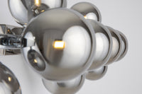 Lampada da parete Modern in Metallo Dallas Cromo