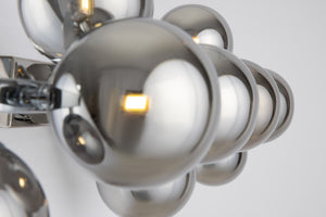 Lampada da parete Modern in Metallo Dallas Cromo