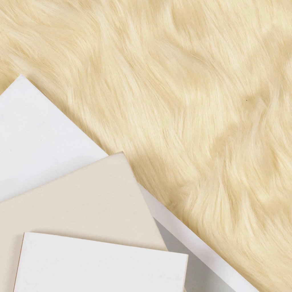 Tappeto in finta TAFALLA Crema 80 x 250 cm Poliestere 42021502