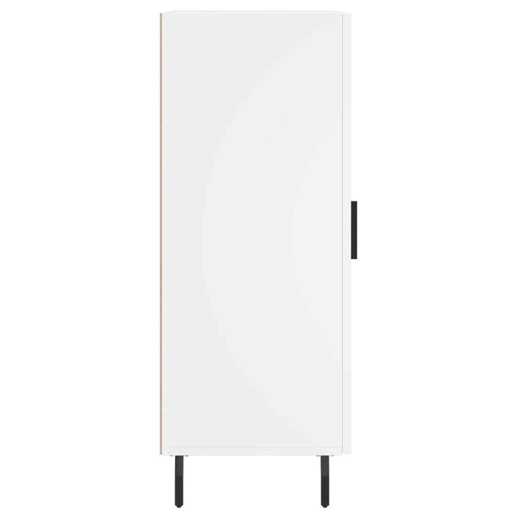 Buffet credenza cassettiera mobiletto mobile contenitore organizer per cucina soggiorno salotto 34,5 x 34 x 90 cm legno ingegnerizzato bianco 02_0030262
