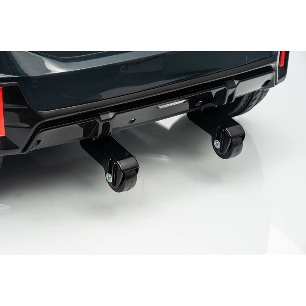 Macchina Elettrica per Bambini Licenza Ufficiale Mini Cooper S Cabrio 12V Sedili in Pelle e Telecomando Nero