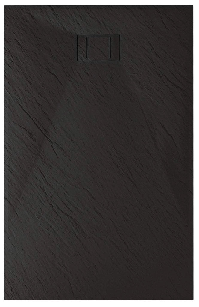 Piatto Doccia 80x100 cm Effetto Pietra Stone Grigio Antracite