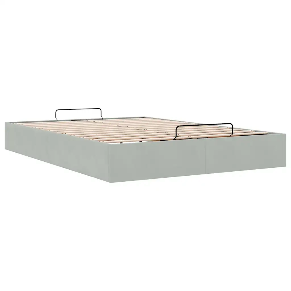 Struttura Letto Pouf Senza Materasso 140x190 cm Velluto