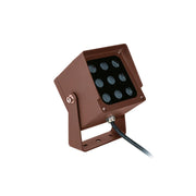 Proiettore LED GES2232 18W Marrone con Staffa IP65, Temperatura Luce Selezionabile 3000K/4000K/6500K - Gea Luce