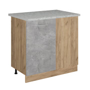 Vicco Mobile ad angolo cucina Calcestruzzo 86 cm PL Marmo