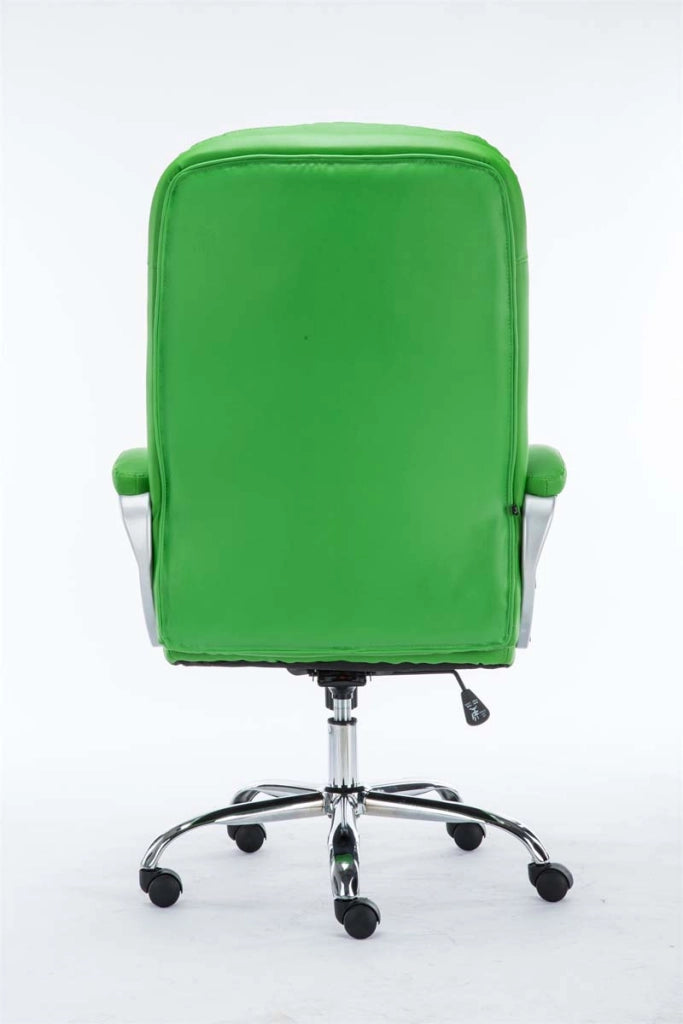 Sedia ufficio XXL Vancouver in similpelle verde