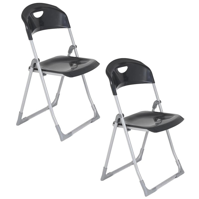 MAURY'S SET 4 SEDIE PIEGHEVOLI IN POLIPROPILENE COLORE NERO - 83X48X41 CM