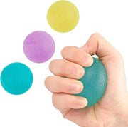 Set di 3 Palline per la Riabilitazione Manuale Anti-Stress con Diversi Gradi di Resistenza